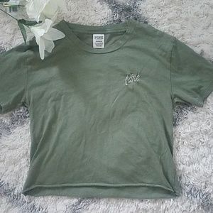 Pink by Victoria's Secret crop top size small